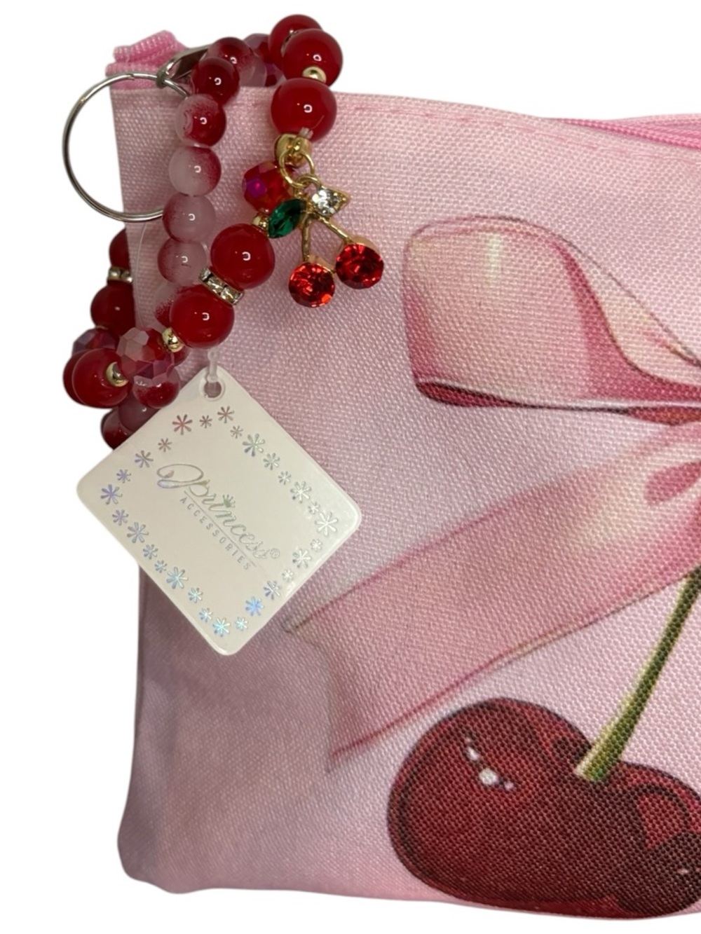 Beauty Bundle 10 piece with Cherry Print Cosmetic Pouch, Jefree Starr, Compact - Picture 5 of 7